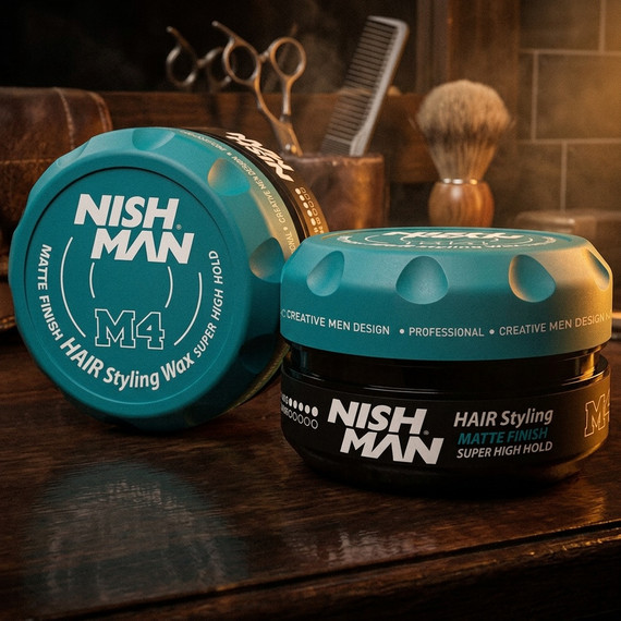 Nish Man (M4) Matte Super Hold Wax 100ml
